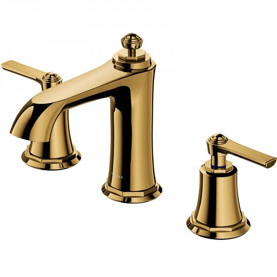 OMNIRES Bateria umywalkowa stojąca ARMANCE 3-otworowa złoty połysk AM5214GL