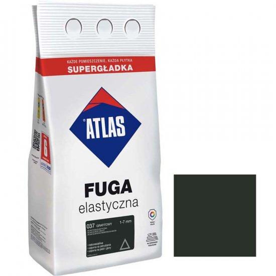 Fuga elastyczna Atlas 037 grafitowy 5 kg