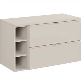 COMAD Zestaw mebli BELLA CASHMERE 2 szafki z blatem CASHMERE 100 cm