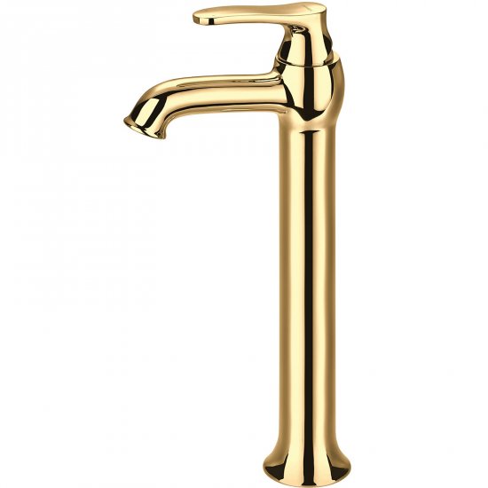 OMNIRES Bateria umywalkowa stojąca ART DECO wysoka złoty połysk AD5112GL