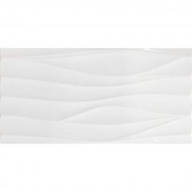 Płytka ścienna MODERN STYLE white wave structure glossy 29,8x59,8 gat. II