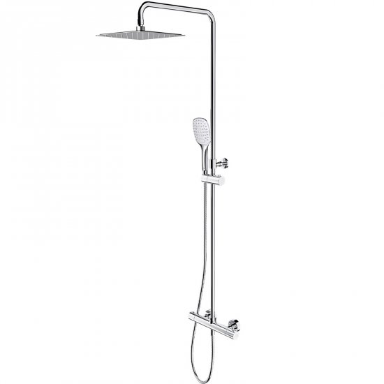 OMNIRES Kolumna prysznicowa Y z baterią termostatyczną chrom połysk Y1244DCR