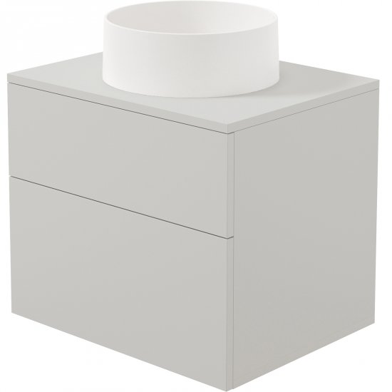 DEANTE Zestaw mebli PRIZMA szafka z blatem 60 cm, umywalka SILIA SDKB6SAU4S