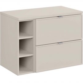 COMAD Zestaw mebli BELLA CASHMERE 2 szafki z blatem CASHMERE 80 cm