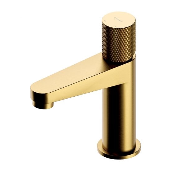 OMNIRES Bateria umywalkowa CONTOUR stojąca złota szczotkowana CT8010GLB