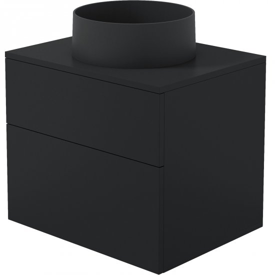 DEANTE Zestaw mebli PRIZMA szafka z blatem 60 cm, umywalka SILIA SDNB6SNU4S