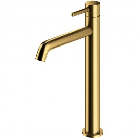 OMNIRES Bateria umywalkowa Y stojąca wysoka złota szczotkowana Y1212GLB