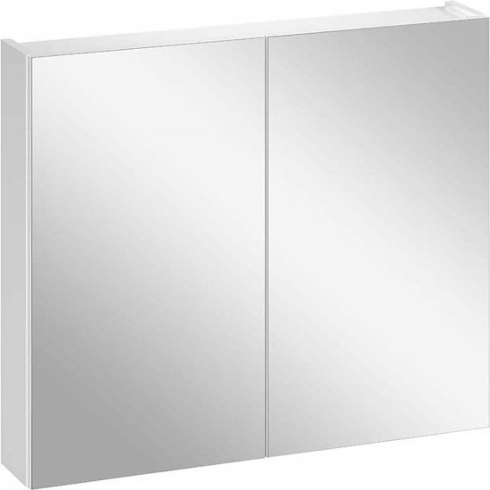 CERSANIT Szafka łazienkowa MALTA 80 wisząca z lustrem biała DSM S1014-001