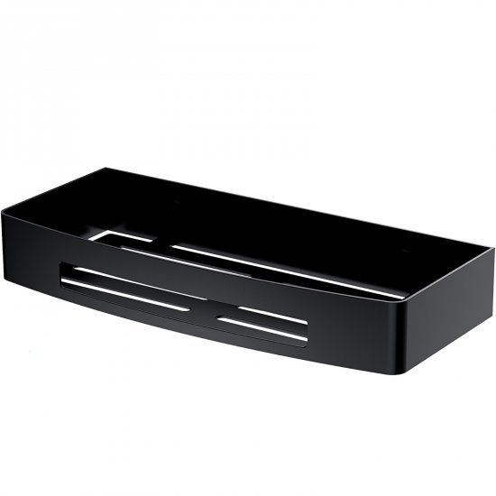 OMNIRES Koszyk prysznicowy UNI 30x5x13 czarny mat UN10331BL