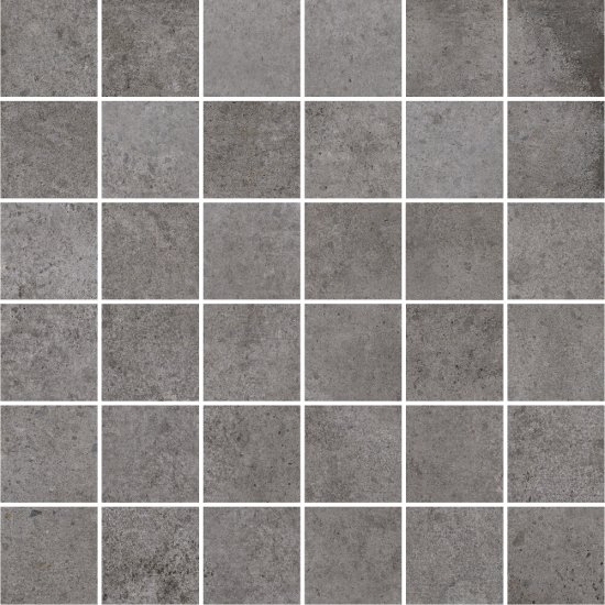 Gres szkliwiony mozaika DIVERSO grey mat 29,8x29,8 gat. I
