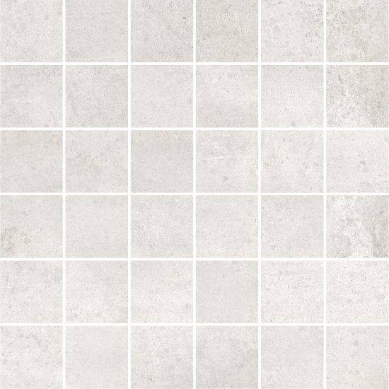 Gres szkliwiony mozaika DIVERSO white mat 29,8x29,8 gat. I
