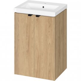 CERSANIT Szafka OVIDA z umywalką meblową dąb hikora 50 cm DSM S4047-004