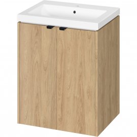 CERSANIT Szafka OVIDA z umywalką meblową dąb hikora 60 cm DSM S4047-005