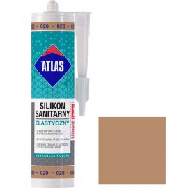 Silikon sanitarny Atlas 020 beżowy 280 ml