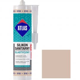 Silikon sanitarny Atlas 018 beż pastelowy 280 ml