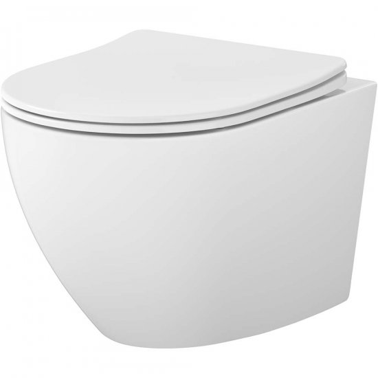 MITO Miska WC podwieszana DESSE wirowa z deską wolnoopadającą S4024-001