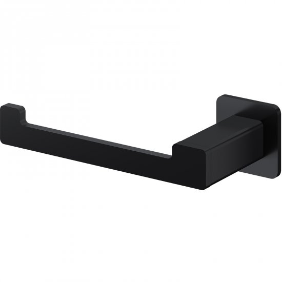 OMNIRES Uchwyt NELSON na papier toaletowy czarny mat NL80510BL