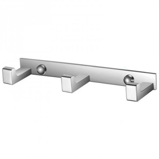 OMNIRES Haczyk UNI potrójny chrom połysk UN10130/KCR