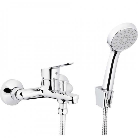 KFA Bateria wannowa ścienna SPARC z zestawem prysznicowym chrom 5414-510-00