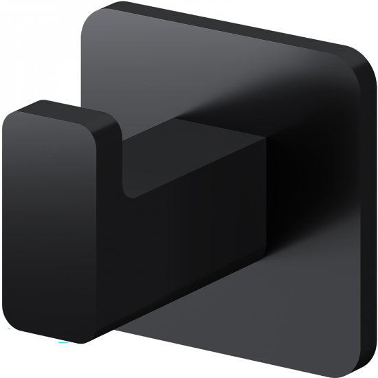 OMNIRES Haczyk NELSON 4,5x4,5 czarny mat NL80115BL