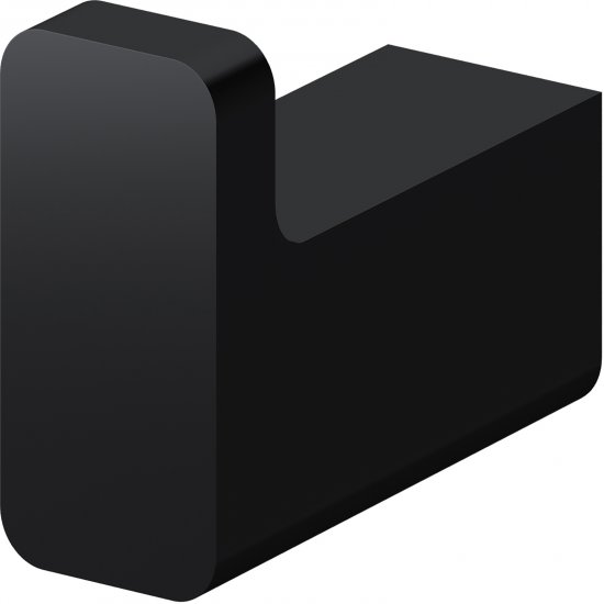 OMNIRES Haczyk NELSON 1,5x3x4 czarny mat NL80110BL