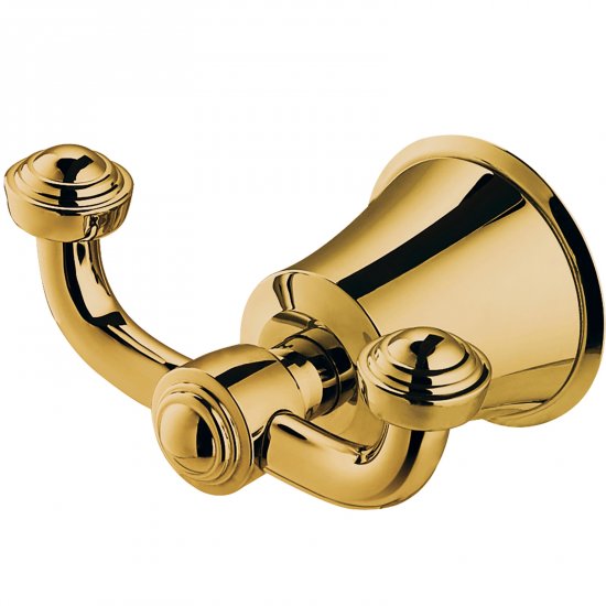 OMNIRES Haczyk ART LINE podwójny złoty połysk AL53120GL