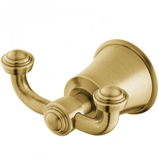 OMNIRES Haczyk ART LINE podwójny mosiądz szczotkowany AL53120BSB