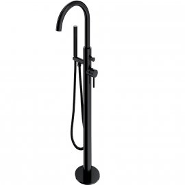 OMNIRES Bateria wannowa Y wolnostojąca czarna półmat Y1233BL