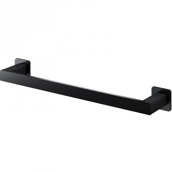 OMNIRES Wieszak NELSON na ręcznik 42 cm czarny mat NL80214BL