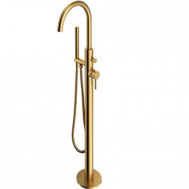 OMNIRES Bateria wannowa Y wolnostojąca złota szczotkowana Y1233GLB