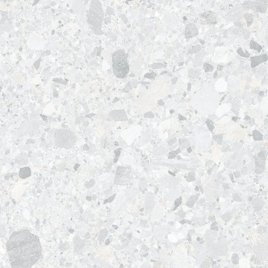 Gres szkliwiony TERAZZO BIANCO mat 60x60 gat. I