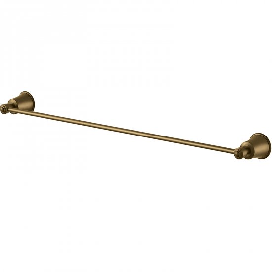 OMNIRES Wieszak ART LINE na ręcznik 65 cm brąz antyczny szczotkowany AL53216BR