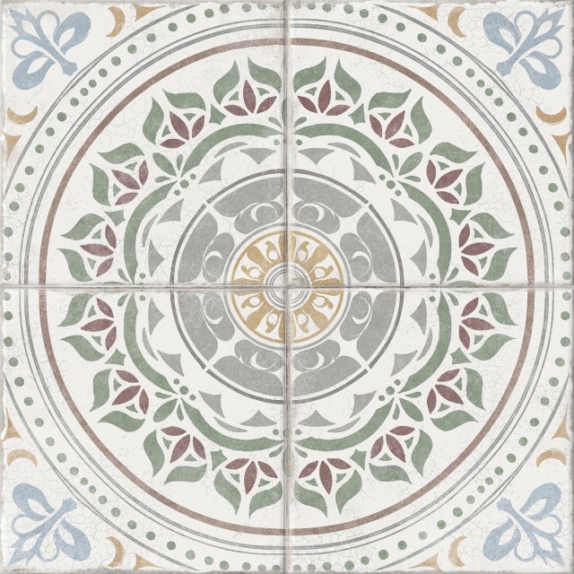 Gres szkliwiony ALBERGO CLUE multicolour mat 42x42 gat. I