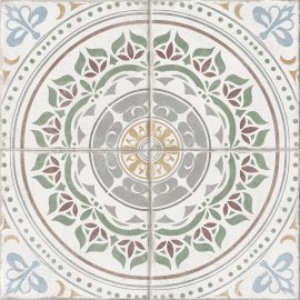 Gres szkliwiony ALBERGO CLUE multicolour mat 42x42 gat. I