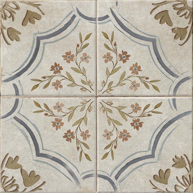 Gres szkliwiony LAVRI multicolour mat patchwork 42x42 gat. II