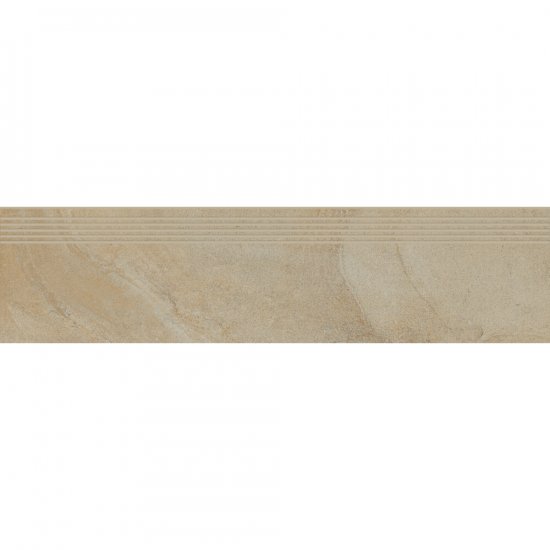 Gres szkliwiony stopnica SPECTRAL beige structure mat 29,8x119,8 gat. I