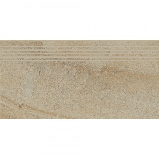 Gres szkliwiony stopnica SPECTRAL beige structure mat 29,8x59,8 gat. I
