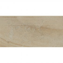 Gres szkliwiony stopnica SPECTRAL beige structure mat 29,8x59,8 gat. I