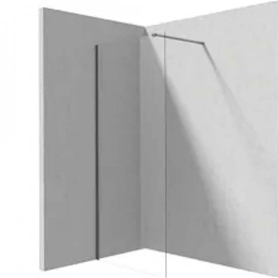 DEANTE Ścianka prysznicowa PRIZMA walk-in 80x195 cm titanium KTJ_D38P