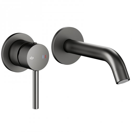 KFA Bateria umywalkowa podtynkowa MOZA gun metal grey PVD 5039-810-61