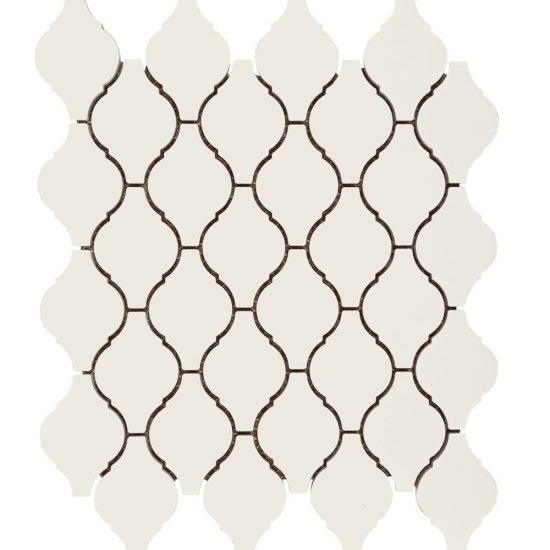 Mozaika gresowa white Arabesque mat 24,5x28,5 gat. I