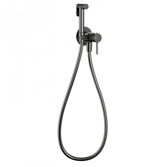 KFA Bateria bidetowa podtynkowa MOZA gun metal grey PVD 5039-512-61