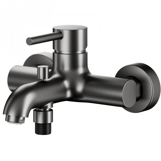 KFA Bateria wannowa ścienna MOZA gun metal grey PVD 5034-010-61