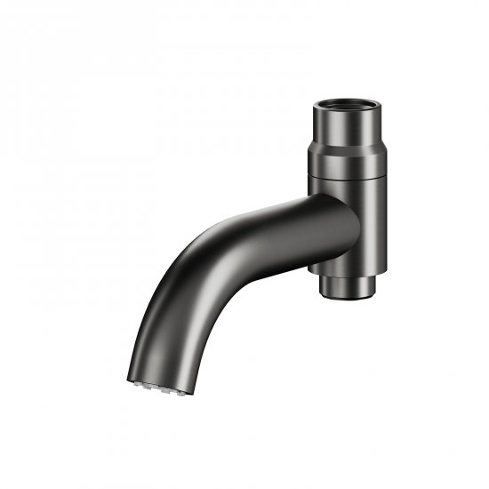 KFA Wylewka wannowa MOZA składana do deszczowni gun metal grey PVD 835-670-61