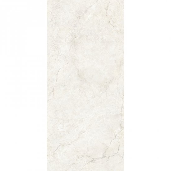 Gres hiszpański Ecoceramic BRUMA WHITE polimat 120x280 SLAB gat. I
