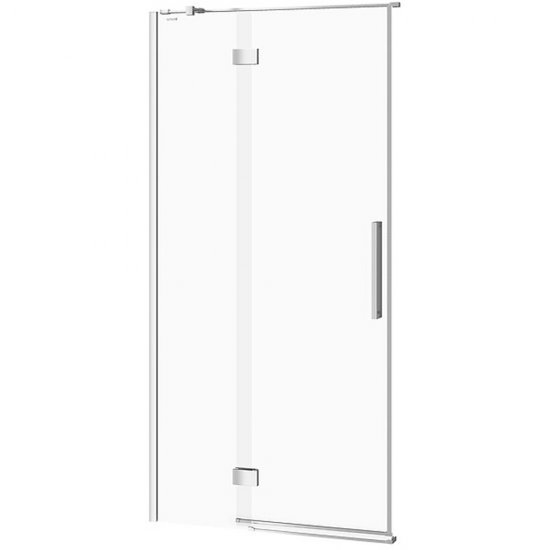 Drzwi na zawiasach kabiny prysznicowej CREA 100x200 lewe transparentne