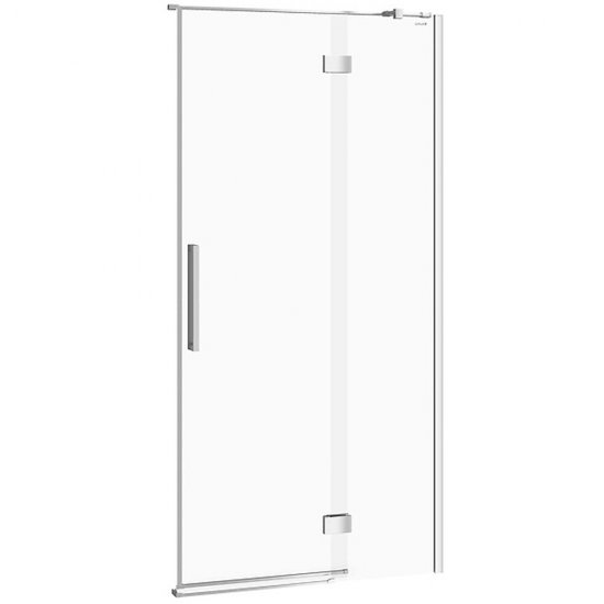 Drzwi na zawiasach kabiny prysznicowej CREA 100x200 prawe transparentne