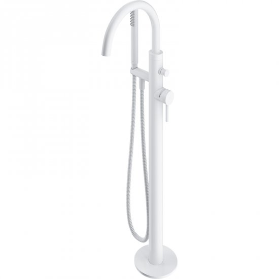 OMNIRES Bateria wannowa Y wolnostojąca biała mat Y1233-SWM