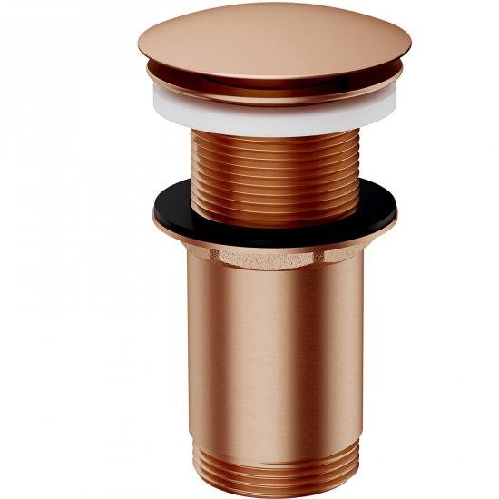 OMNIRES Korek KLIK-KLAK do umywalki bez przelewu miedź szczotkowana A716CPB