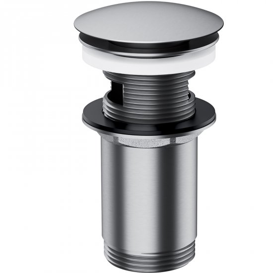 OMNIRES Korek KLIK-KLAK do umywalki z przelewem nikiel szczotkowana A706NI